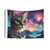 Psychedelic Sphynx Cat Tapestry