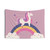 Magical Unicorn and Rainbow Tapestry