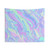 Iridescent Swirl Tapestry - Magical Holographic Wall Hanging