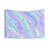Iridescent Swirl Tapestry - Magical Holographic Wall Hanging