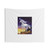 Magical White Unicorn Tapestry with Shooting Stars