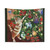 Fairy Christmas Tapestry featuring a whimsical fairy scene