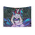 Colorful DJ Girl Tapestry