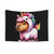 Capybara in Unicorn Costume Tapestry