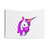 Mystic Unicorn Portrait Tapestry - Magical Fantasy Wall Hanging