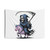 Grim Reaper Riding Unicorn Illustration Tapestry