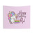 Adorable Kawaii Unicorn Birthday Tapestry