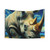 Rhino Art Tapestry for Rhino Lovers