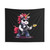 Punk Unicorn Tapestry with Rockin' Goth Unicorn Guitar Band Design
