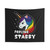 Feeling Stabby Unicorn Tapestry Wall Art