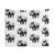 Rhinoceros Stencil Tapestry - Cute Animal Wall Art
