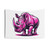 Pink Rhino Tapestry Wall Hanging