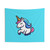 Cute and Colorful Unicorn Fantasy Art Tapestry
