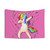 Colorful Dancing Unicorn Tapestry