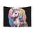 Colorful Unicorn Fluffy Tapestry