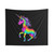 Colorful Unicorn Rainbow Tapestry