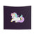 Sitting Pretty Unicorn Emoji Tapestry