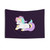 Sitting Pretty Unicorn Emoji Tapestry