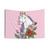 Elegant Rose Unicorn Tapestry
