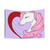 Pink Unicorn Heart Tapestry