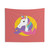 Elegant unicorn tapestry wall hanging