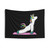 Yoga Stretching Unicorn Tapestry