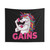 Unicorn Fitness Building Tapestry