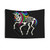 Unicorn Skeleton Tapestry - Spooky Skull Wall Hanging