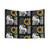 Unicorn Sunflower American Flag Tapestry