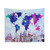World Map Tapestry Wall Hanging