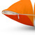 Bauhaus Geometric Orange Throw Pillow