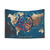 World Map Wind Rose Tapestry