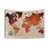 World Map Art Tapestry