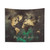 World Map 3 Tapestry - Travel Decor Wall Hanging