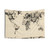 World Map Tapestry with Vintage Clock Artwork