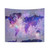 Cosmic Galaxy World Map Tapestry