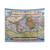 Ancient World Map Tapestry