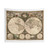 Vintage World Map Tapestry (1660)