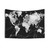 Marble World Map Tapestry