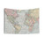 Vintage World Map (1901) Tapestry - Antique Cartography Art