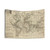 Vintage 1747 World Map Tapestry