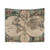 Vintage World Map Tapestry - 1670 Amsterdam Design