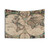 Vintage World Map Tapestry - 1670 Amsterdam Design