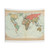 Vintage Historical Soviet Detailed World Map 1967 Tapestry