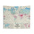Vintage World Climate Map Tapestry