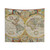 1627 Antique World Map Tapestry Wall Art