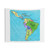 South America Map Tapestry
