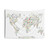 World Travel Tapestry with Map and Icons