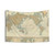 Detailed World Map Tapestry Wall Hanging