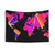 Reflections World Map Tapestry